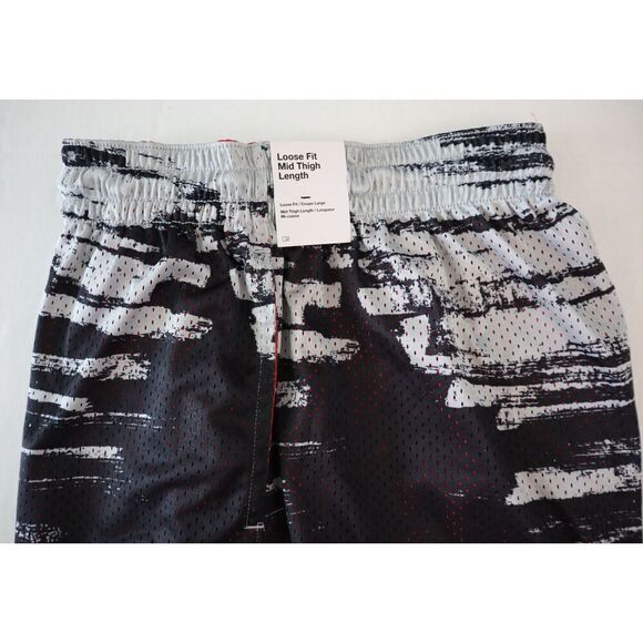 Nike DV9607-010 Mens Sz XL Black/Red Loose Fit Reversible Mesh Basketball Shorts - Picture 4 of 13